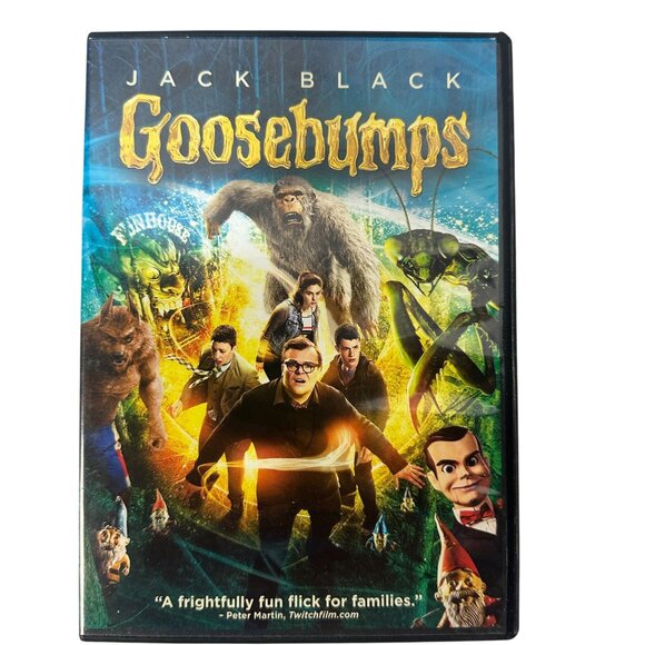 Goosebumps DVD Movie 2015 Jack Black PG Action Comedy Thriller Sony Pictures - Picture 1 of 7